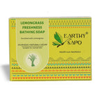 Earthy Sapo Lemongrass Freshness Bathing Soap for refreshing and cleansing normal skin