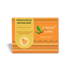 Earthy Sapo Papaya Special Bathing Soap enriched with fresh papaya for gentle cleansing and skin nourishment.