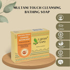 Earthy Sapo Multani Touch Cleansing Bathing Soap enriched with Multani Mitti, Ayurvedic and vegan