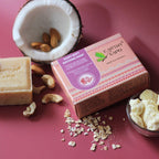 Earthy Sapo Baby Soft Bathing Soap with kokum butter, coconut milk, almond milk, oats milk and cashew nut milk