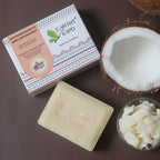 Earthy Sapo Nuts Over Coconuts Body & Hair Soap with coconut and mango butter