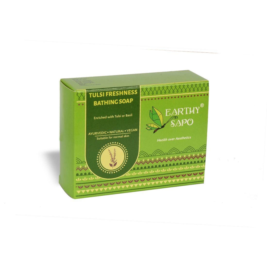 Tulsi Freshness Bathing Soap, 100g