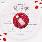 Earthy Sapo Rose Water Facial Toner benefits including skin hydration, oil balance and soothing.
