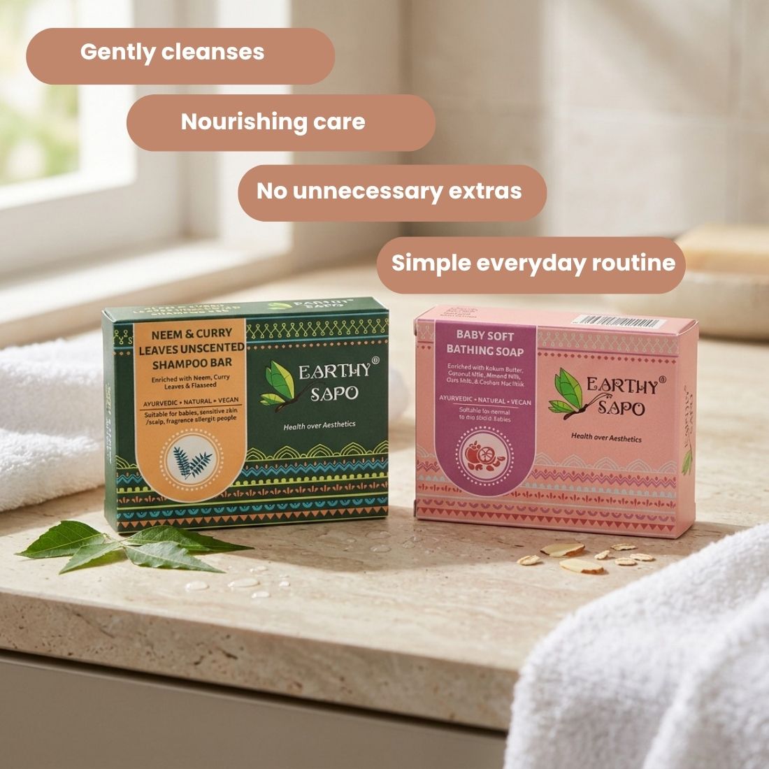 Baby Gentle Bath & Hair Care Set
