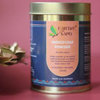 Earthy Sapo Indigo Leaf Powder for natural brown to deep black hair colour when used with henna