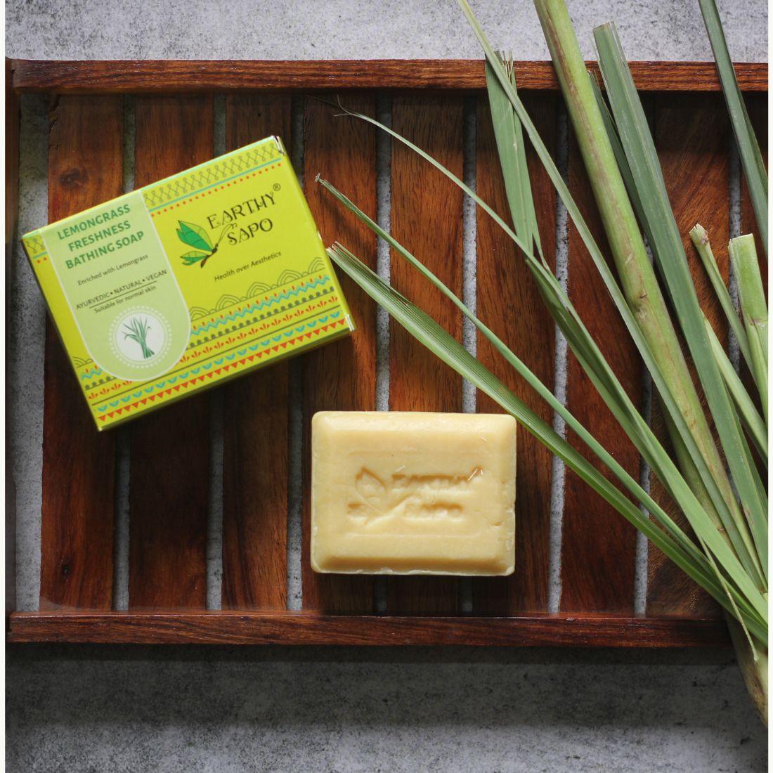 Lemongrass Freshness Bathing Soap, 100g