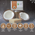 Earthy Sapo Milky Way Moisturizing Bathing Soap with coconut milk for dry skin