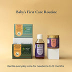 Earthy Sapo Baby’s First Care Routine with baby massage oil, bathing soap, shampoo bar and dusting powder