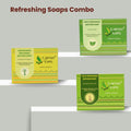 Refreshing Soaps Combo - Mint Freshness, Lemongrass Freshness & Tulsi Freshness
