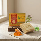 Earthy Sapo Tender Touch Unscented Moisturizing Bathing Soap for gentle care of dry and sensitive skin