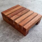 Neem Wood Soap Dish (flat)