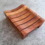 Neem Wood Soap Dish (curved)